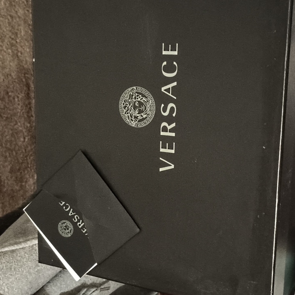 Shoes Versace gold buckle